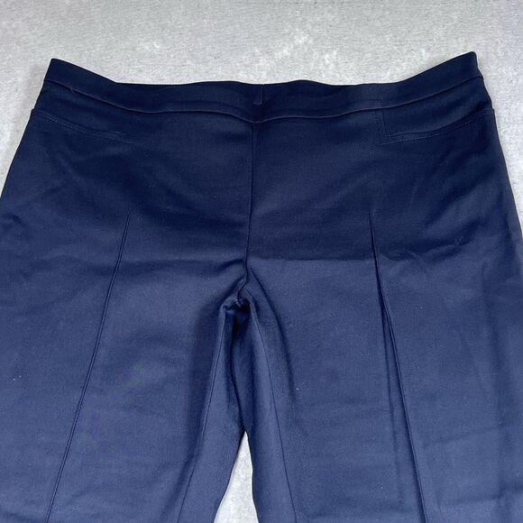 AKRIS PUNTO Franca Cotton Blend Trousers Ankle Pants Tangerine Women’s 16 US - Picture 2 of 16